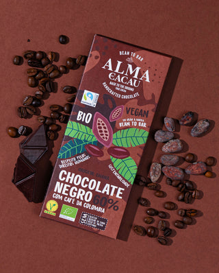 Chocolate 60% com Café Torrado 100g